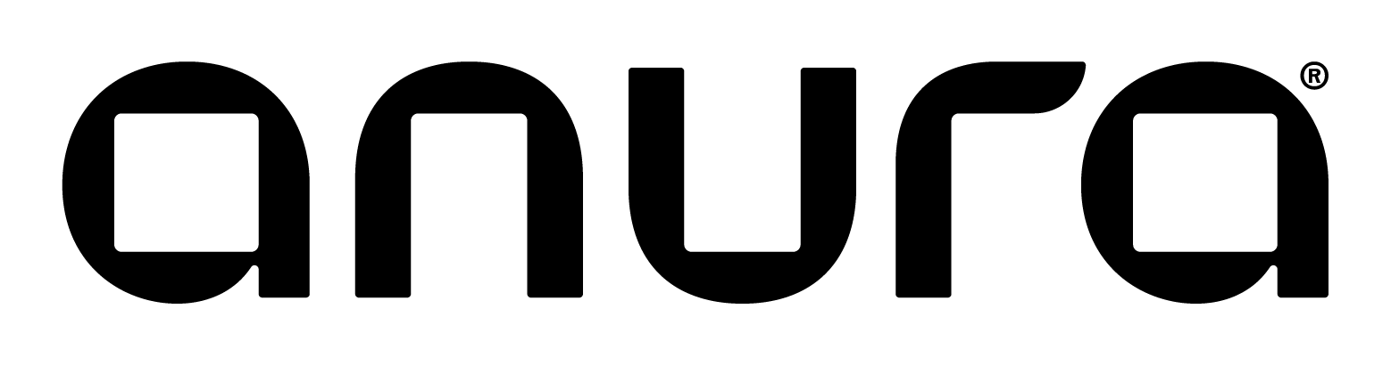 Logotipo Anura en negro