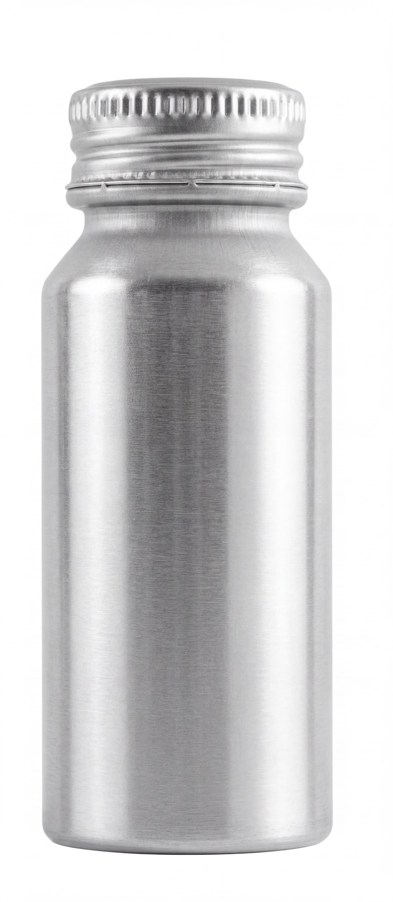 Botella Anura en aluminio crudo sin etiqueta